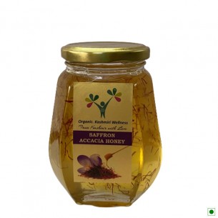 Kashmiri acacia saffron honey